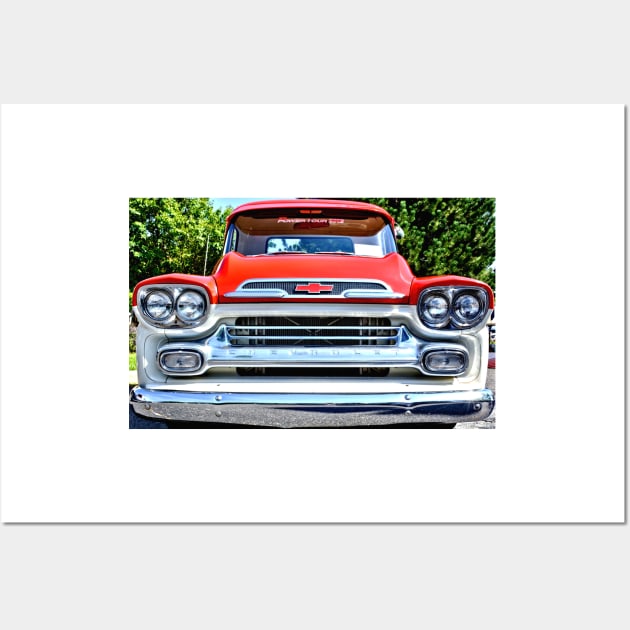 Chevy Apache Truck Wall Art by Scubagirlamy